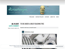 Tablet Screenshot of oliviaobryon.com